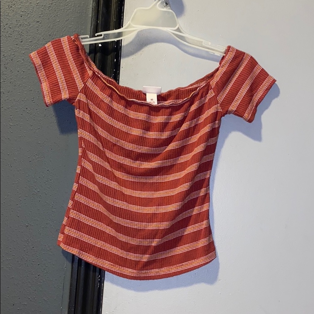 XS off the shoulder top